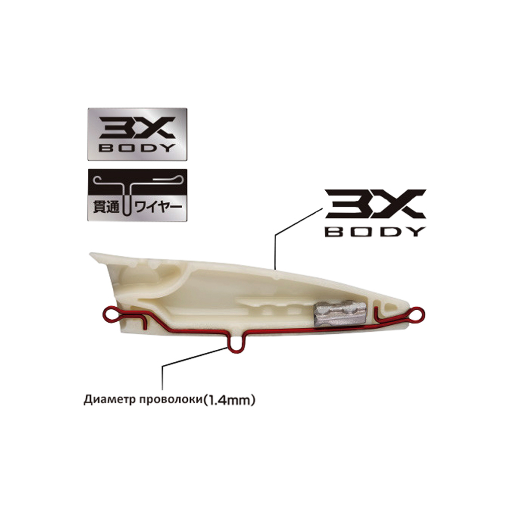 Воблер Shimano Coltsniper Rock Pop 90F 90mm 23.0g 06T Konoshiro (2266.32.64) - зображення 3