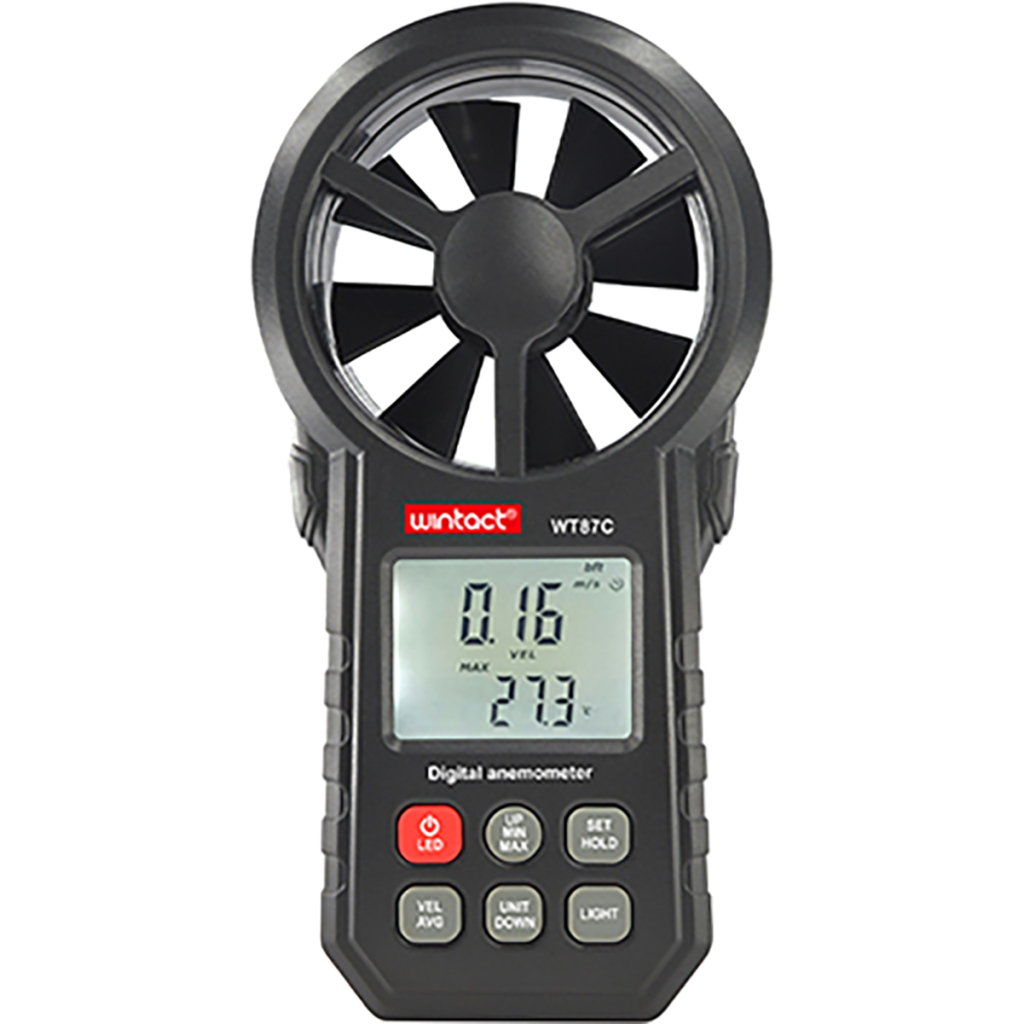 Анемометр Wintact з функцією вимірювання об'ємної витрати 0,3-30м (WT87C) - изображение 1