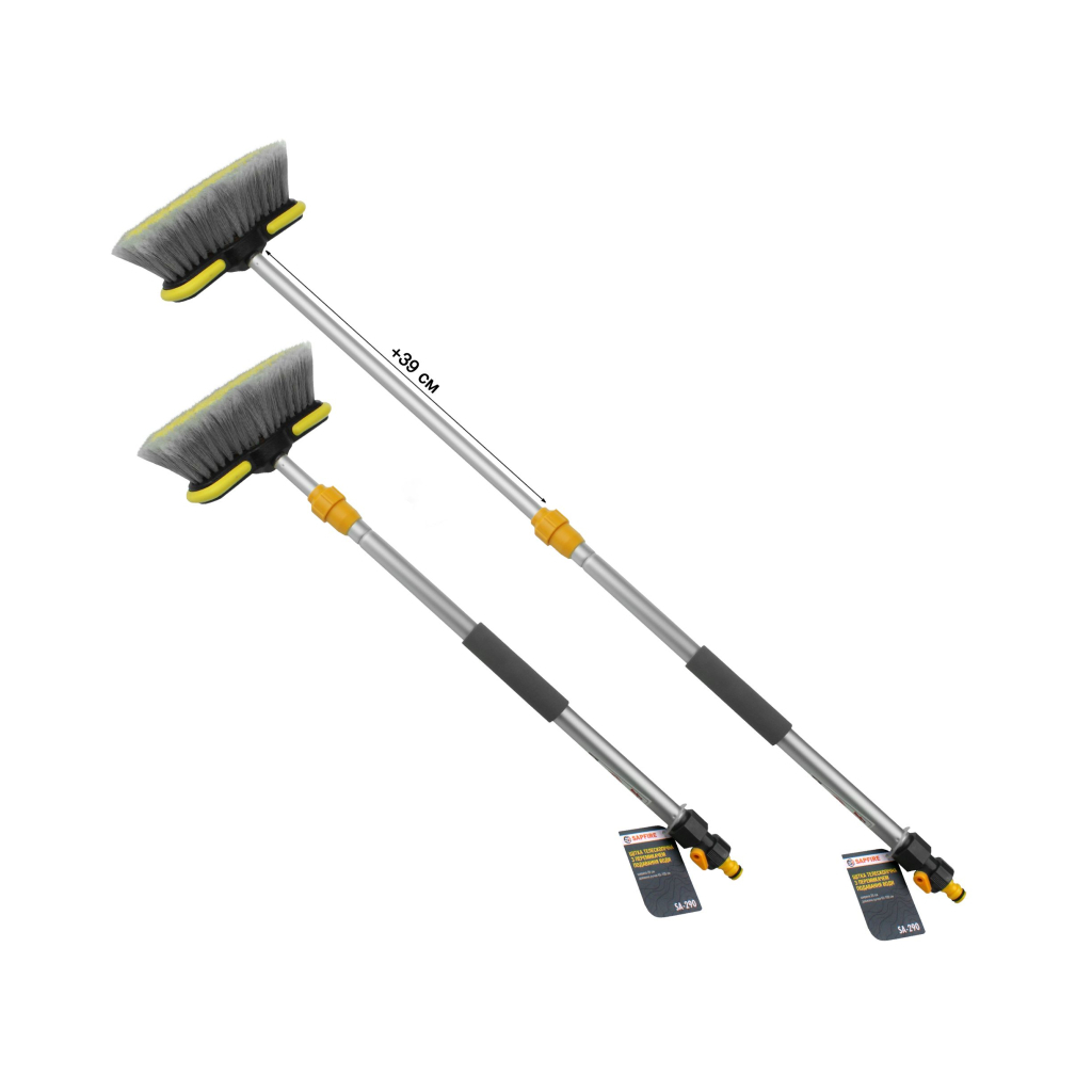 Щітка для миття SAPFIRE з підключенням води 65-105 см SA-290 (400793) - изображение 2