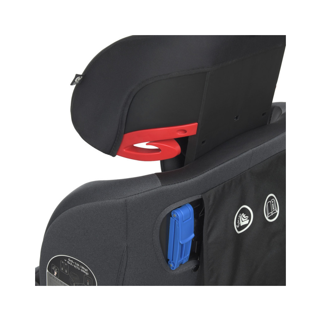 Автокрісло El Camino ME 1093 Memphis Iso-Fix (0-36кг) shadow black (ME 1093 shadow black) - зображення 12