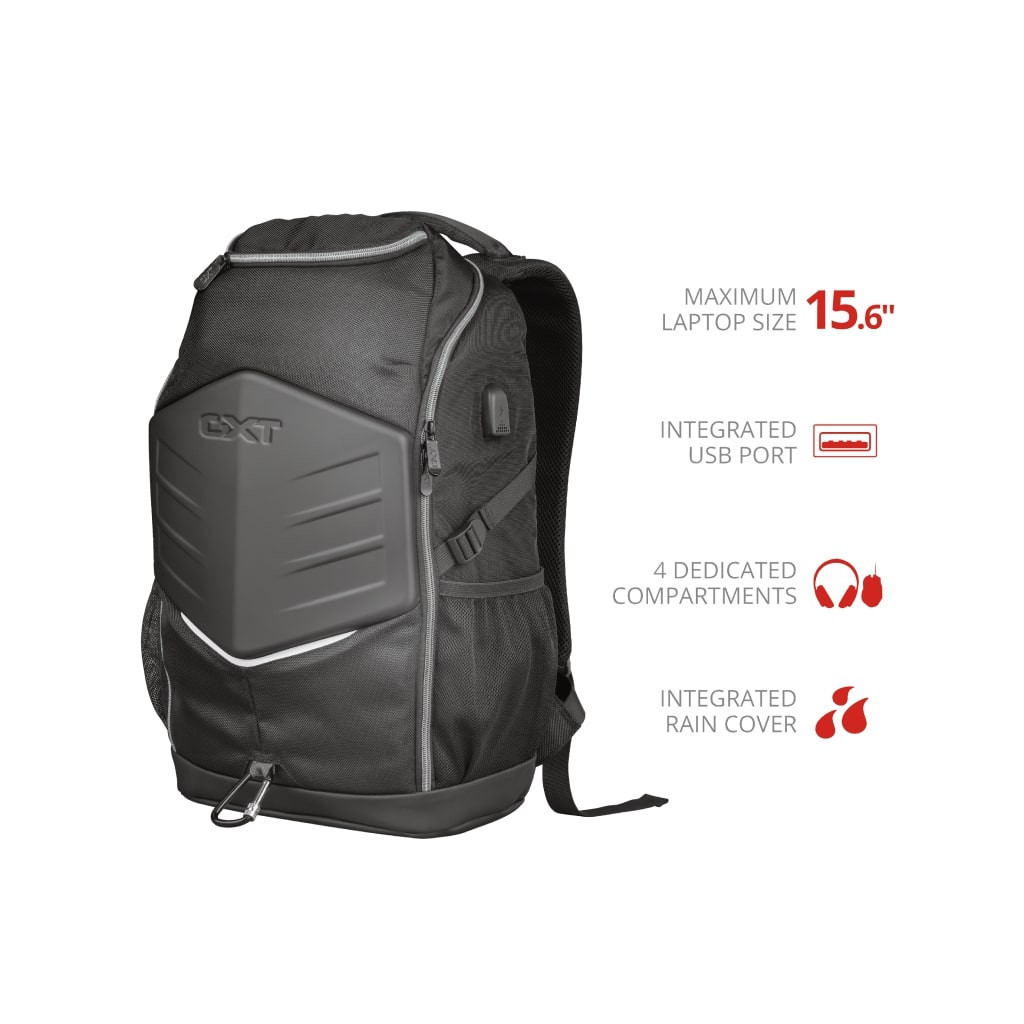 Рюкзак для ноутбука Trust 15.6" GXT 1255 Outlaw BLACK (23240) - зображення 10