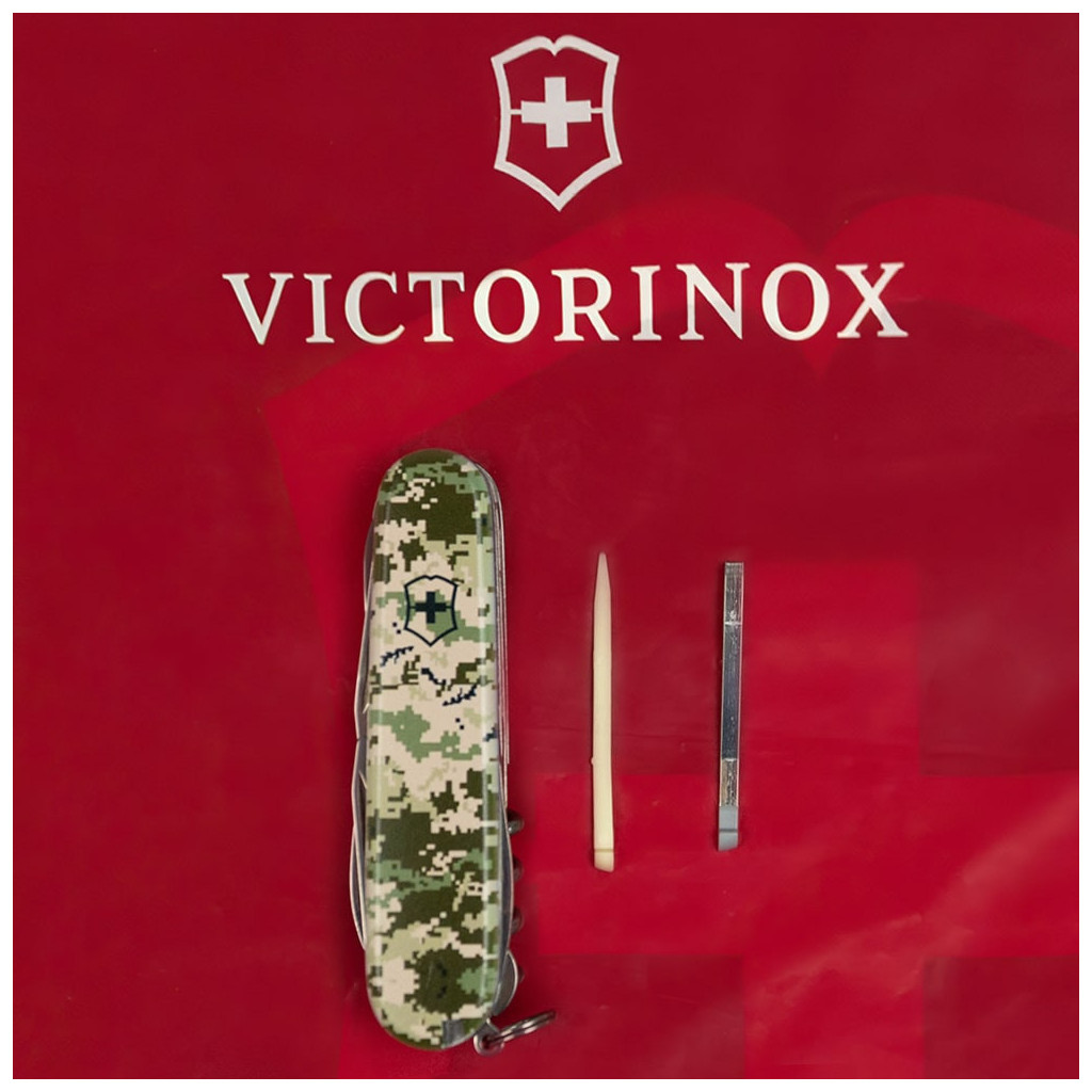 Ніж Victorinox Huntsman Army 91 мм Піксель (1.3713.3_W3940p) - зображення 6
