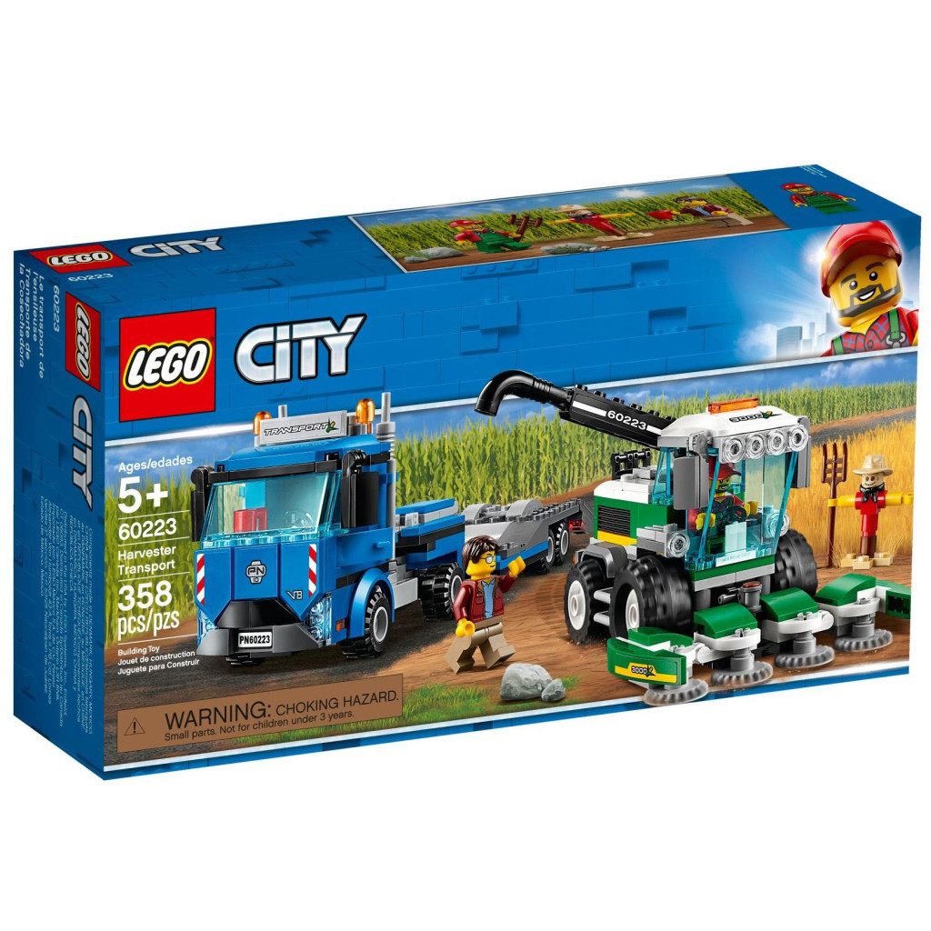Конструктор LEGO City Транспортувальник для комбайнів 358 деталей (60223) - зображення 1