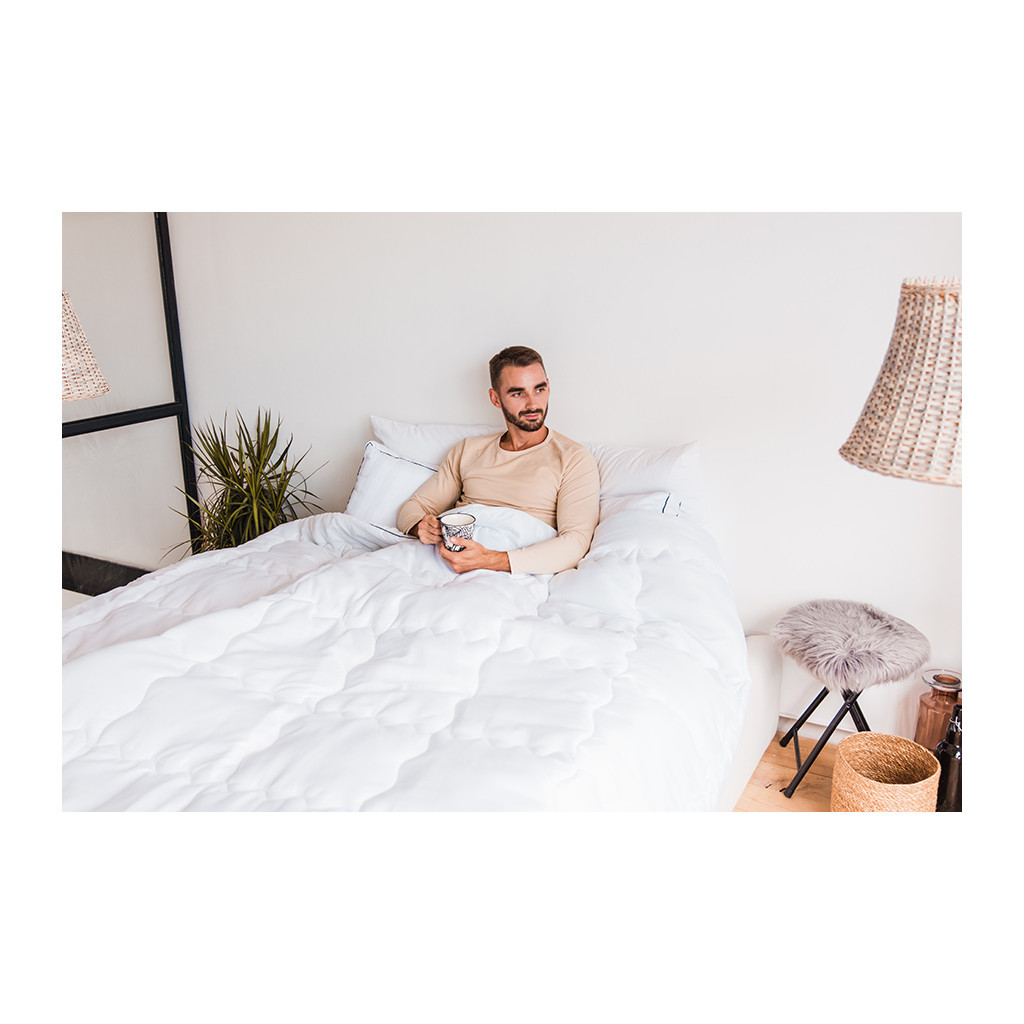 Ковдра MirSon бавовняна №1420 Royal Pearl Hand Made Літня 220x240 см (2200001536074) - зображення 10