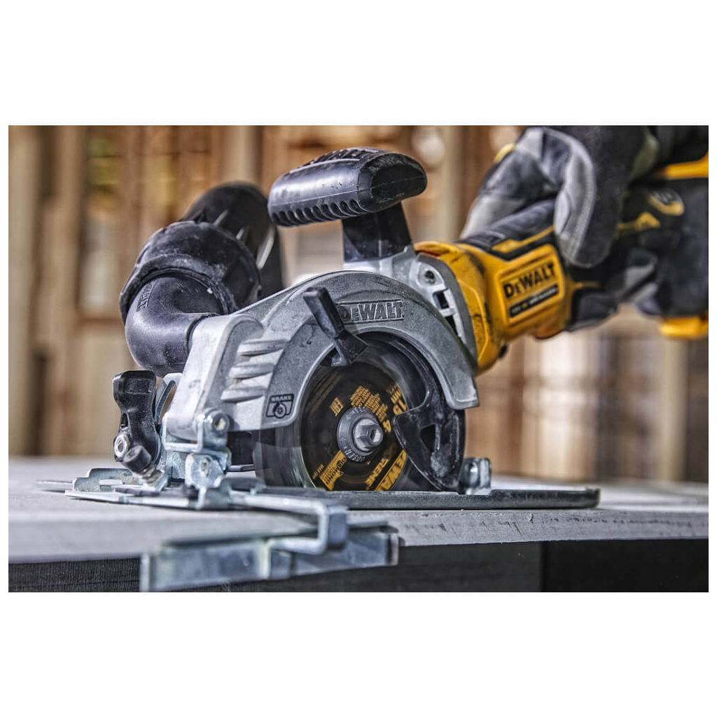Дискова пила DeWALT 18В XR Li-Ion, безщіткова, диск 115х9.5 мм, 2.5 кг, 2x5Ah, кейс TSTAK (DCS571P2) - зображення 8