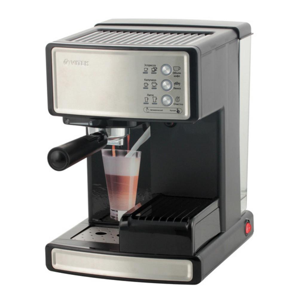 Ріжкова кавоварка еспресо Vitek VT-1514 BK - зображення 2