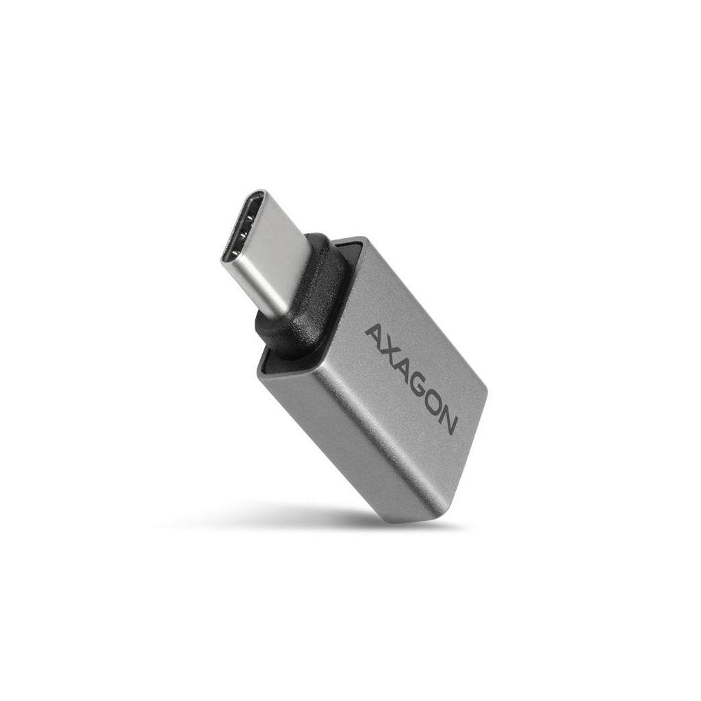Перехідник OTG USB 3.0 AF to USB-C gray AXAGON (RUCM-AFA) - зображення 1