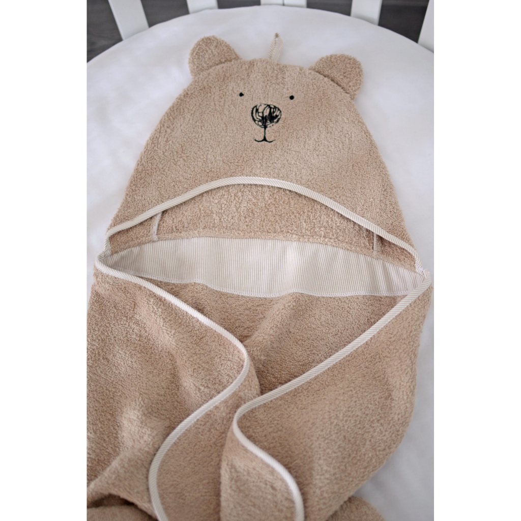 Пелюшки для малюків Верес Пелюшка для купання Baby Veres "Bear" 80*120 (190.03) - зображення 1