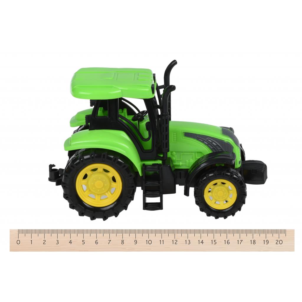 Спецтехніка Same Toy инерционный Truck Тягач желый с трактором со светом и звуком (98-613AUt-1) - зображення 4