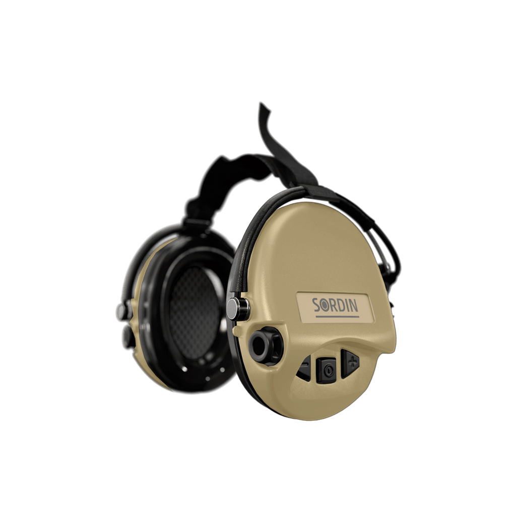 Тактичні навушники Sordin Supreme Mil AUX Neckband Sand (76308-05-S) - зображення 1