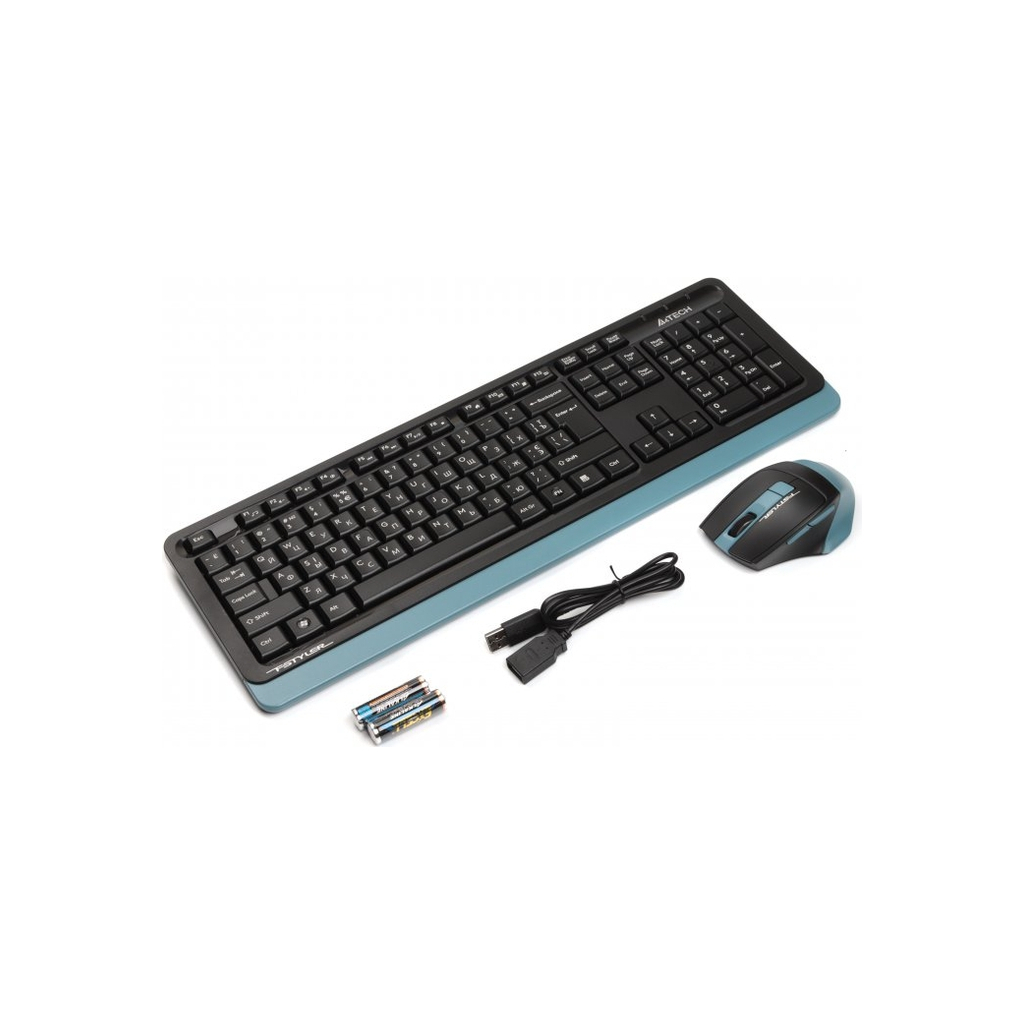 Комплект A4Tech FG1035 Wireless Navy Blue - зображення 2