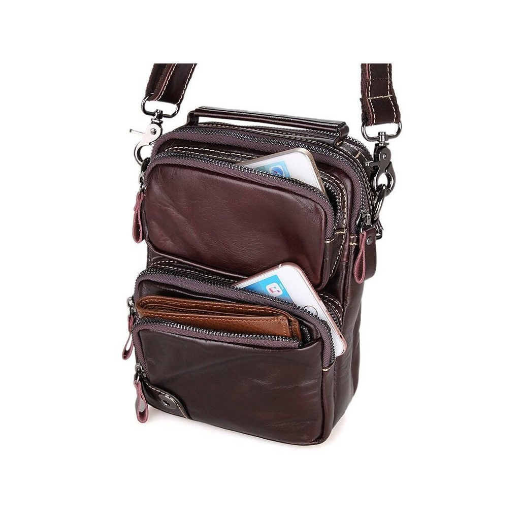 Сумка Vintage Коричнева (14435) - зображення 5