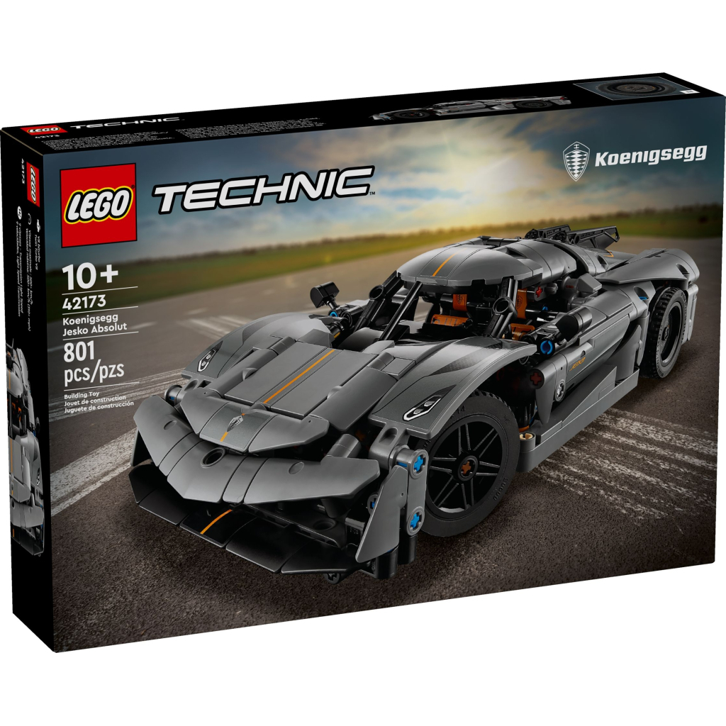 Конструктор LEGO Technic Koenigsegg Jesko Absolut — сірий гіперкар (42173) - зображення 1