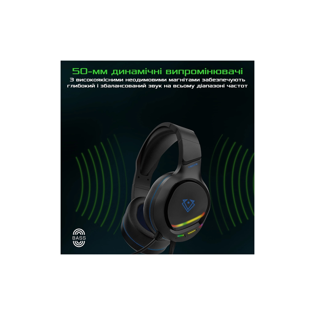 Навушники Vertux Tokyo 7.1 Mini Jack 3.5мм Blue (tokyo.blue) - зображення 8