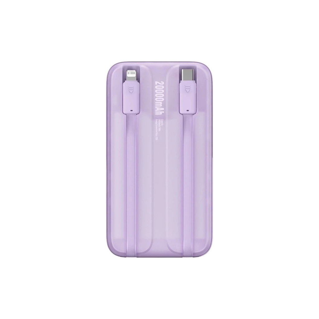 Батарея універсальна Baseus Comet 20000mAh 22.5W PD QC Purple (PPMD020105) - зображення 3