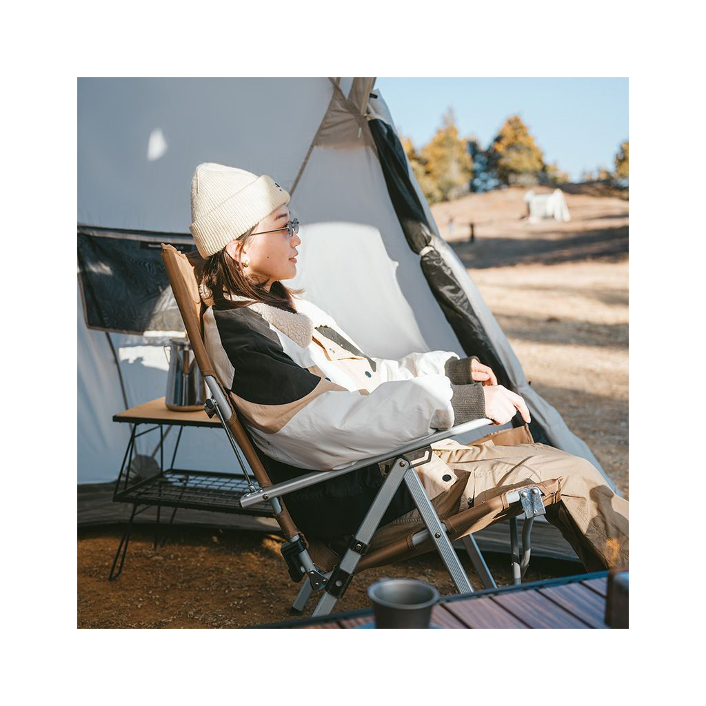 Крісло складане Naturehike CNH22JU059 алюміній коричневe (6975641886969) - изображение 6