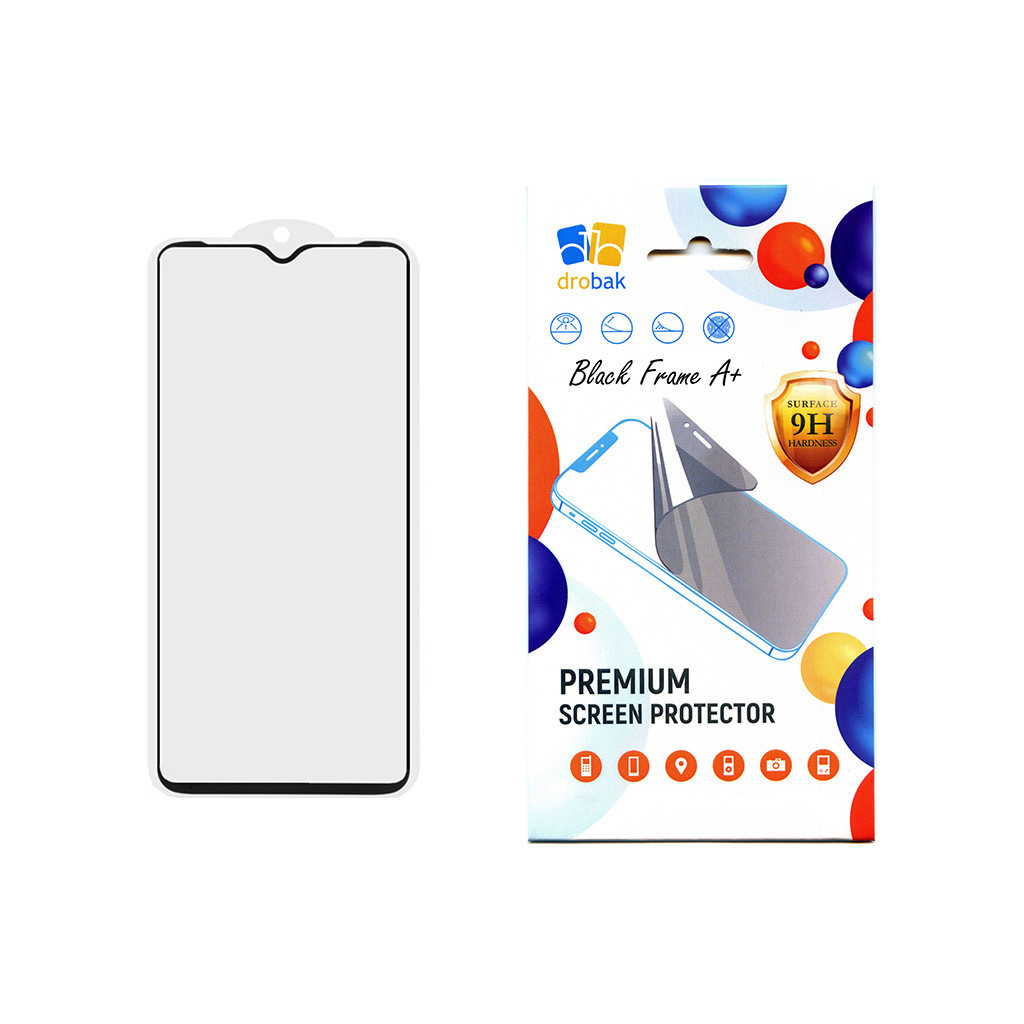 Скло захисне Drobak Samsung Galaxy A04 (Black (505084) - зображення 1