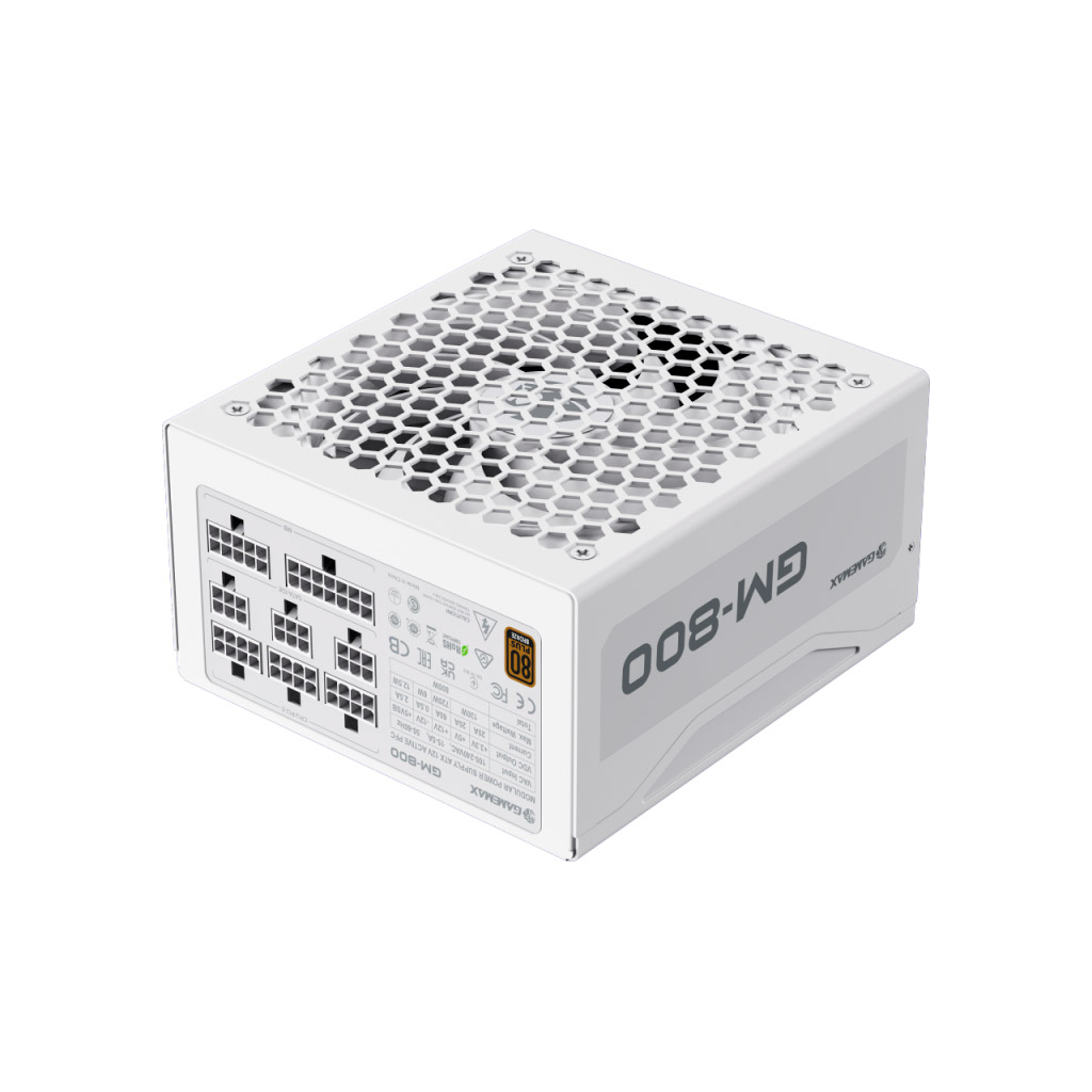 Блок живлення Gamemax 800W (GM-800 Modular white) - зображення 1