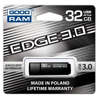 USB флеш накопичувач Goodram 32GB EDGE Black USB 3.0 (PD32GH3GREGKR9) - зображення 3