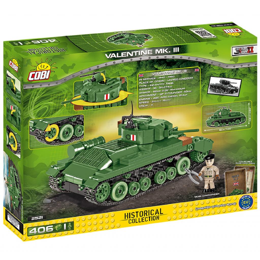 Конструктор Cobi Піхотний танк Валентайн 406 деталей (COBI-2521) - зображення 4