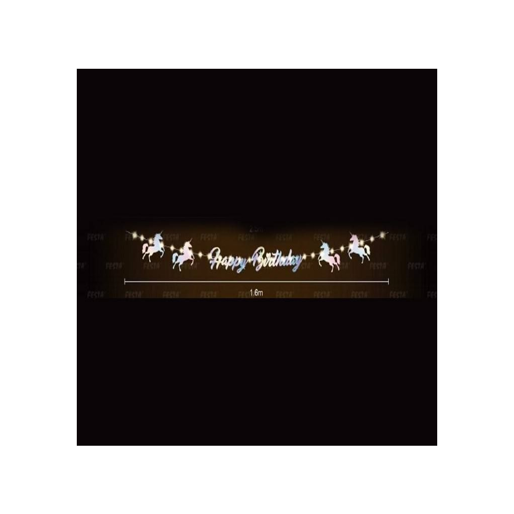 Гірлянда Maxi LED Happy Birthday, 1,6 м (MX21010009) - зображення 3