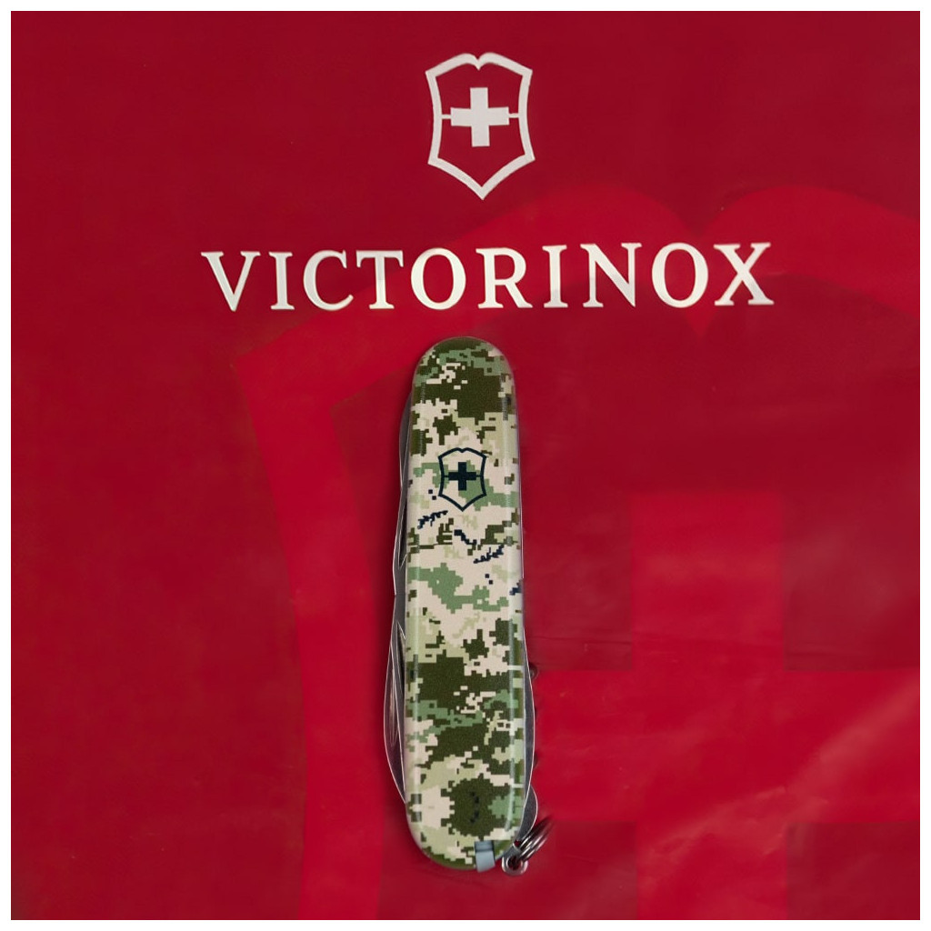 Ніж Victorinox Climber Army Піксель (1.3703.3_W3940p) - зображення 9