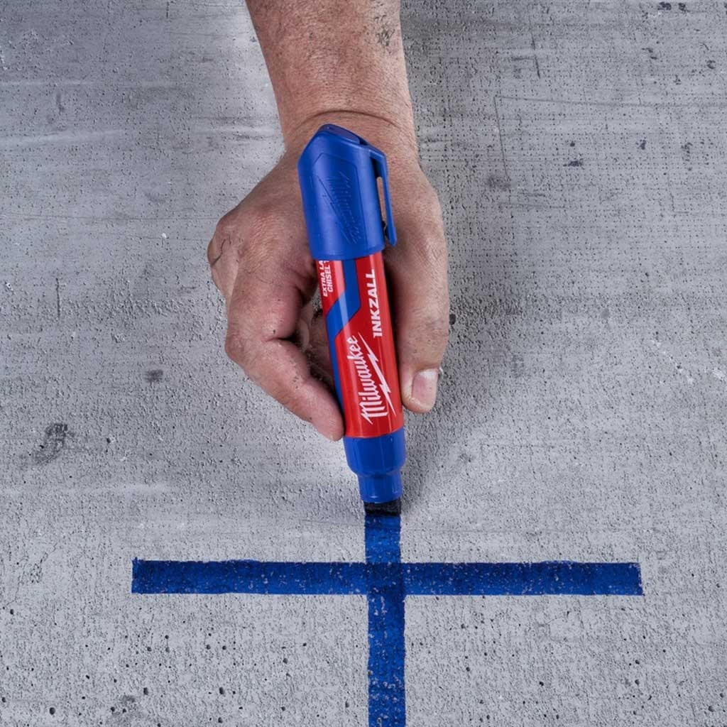 Маркер Milwaukee INKZALL для будмайданчика супер-великий XL синій (4932471561) - picture 4