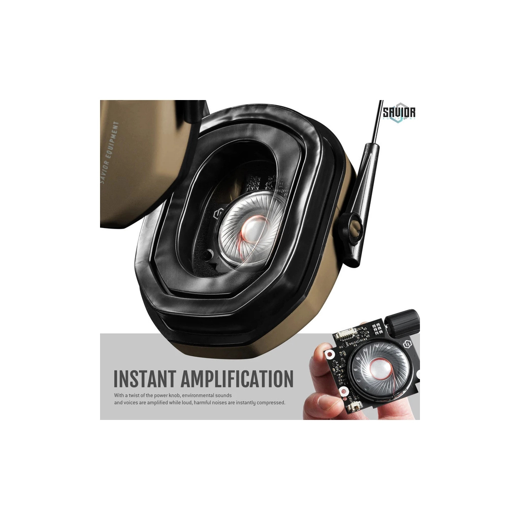 Навушники для стрільби Savior Apollo Tan (EM-APPOLO-TAN) - зображення 5