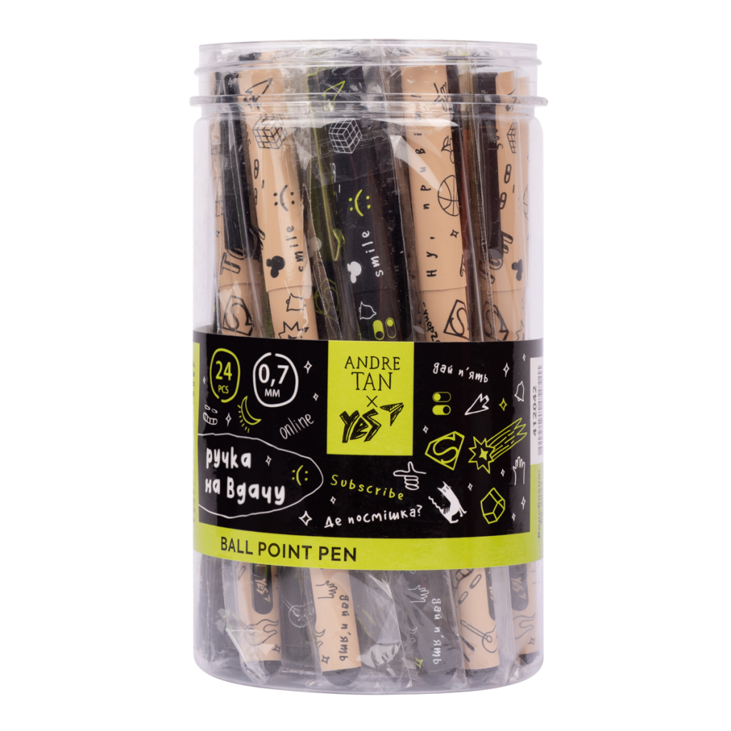 Ручка кулькова Yes by ANDRE TAN Lucky 0,7 мм синя (412042) - зображення 4