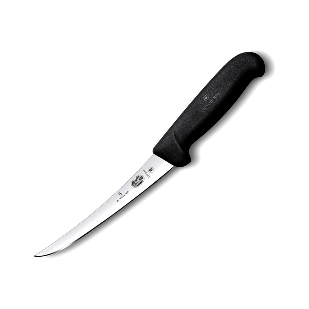 Кухонний ніж Victorinox Fibrox Boning 12 см Black (5.6603.12) - зображення 1