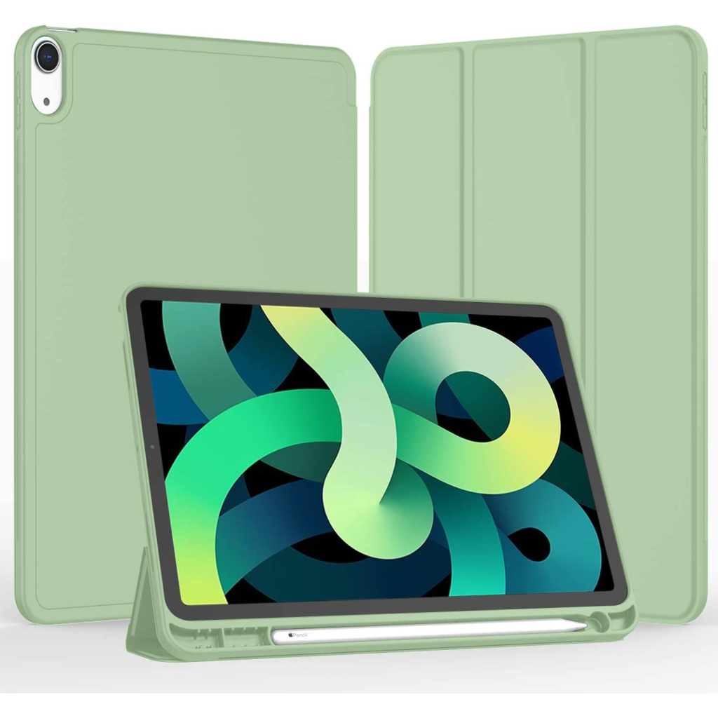 Чохол до планшета BeCover Direct Charge Pen mount Pencil Apple iPad Air 5 (2022) 10.9" Green (708777) - зображення 2