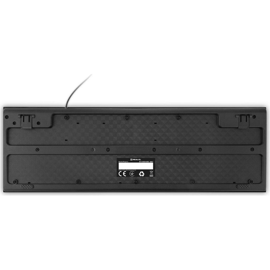 Клавіатура REAL-EL 507 Standard USB Silver - зображення 9