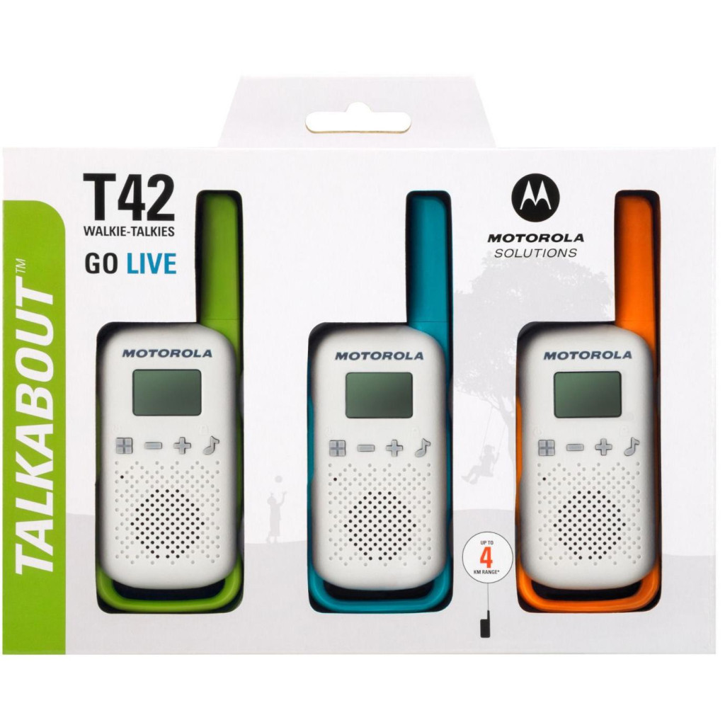 Портативна рація Motorola TALKABOUT T42 Triple Pack (B4P00811MDKMAW) - изображение 12