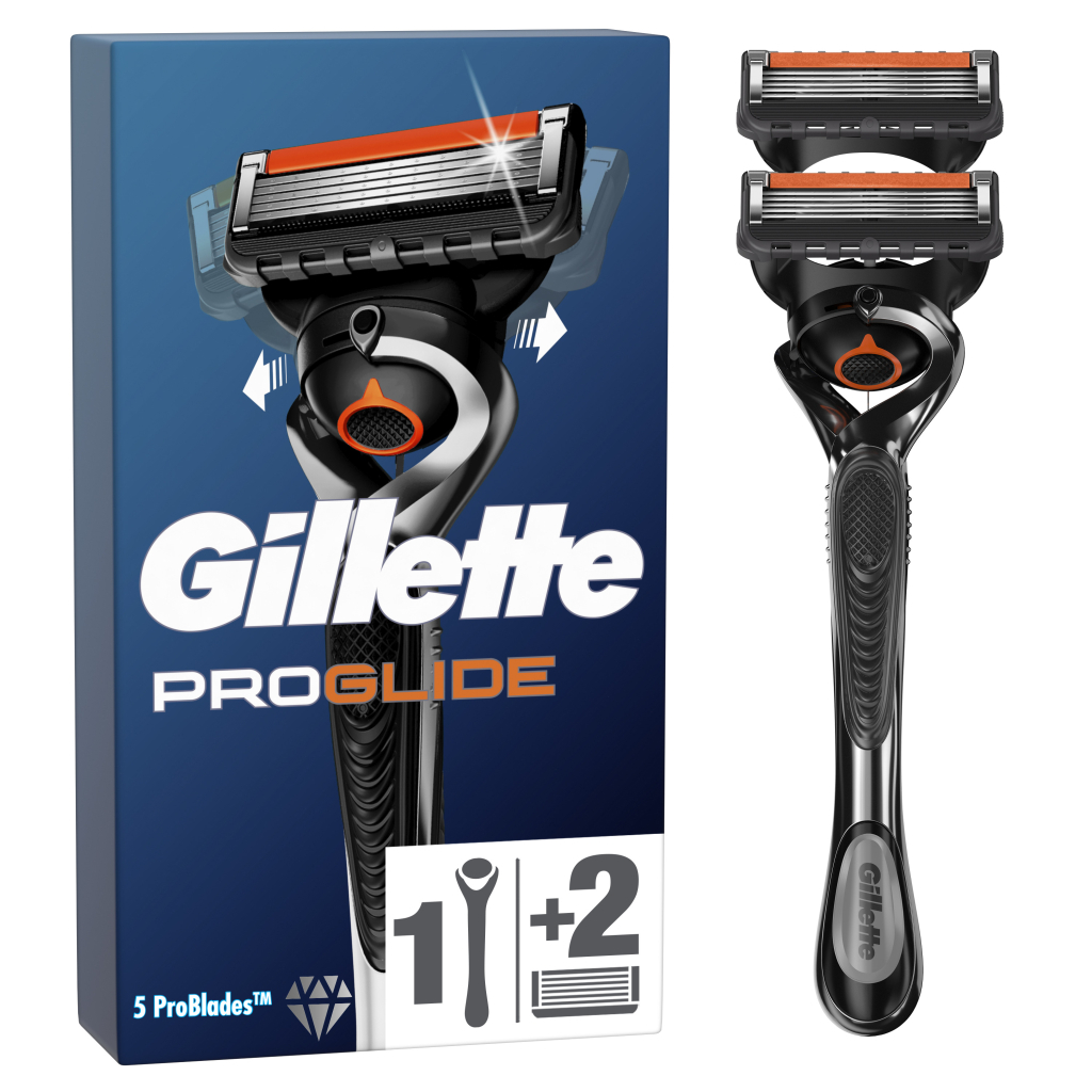 Бритва Gillette Fusion5 ProGlide Flexball з 2 змінними картриджами (7702018390816) - изображение 1