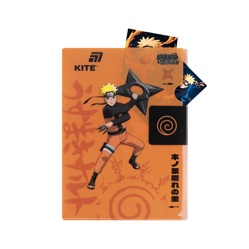 Папка - куточок Kite із клапаном A4 Naruto (NR25-248) - изображение 4