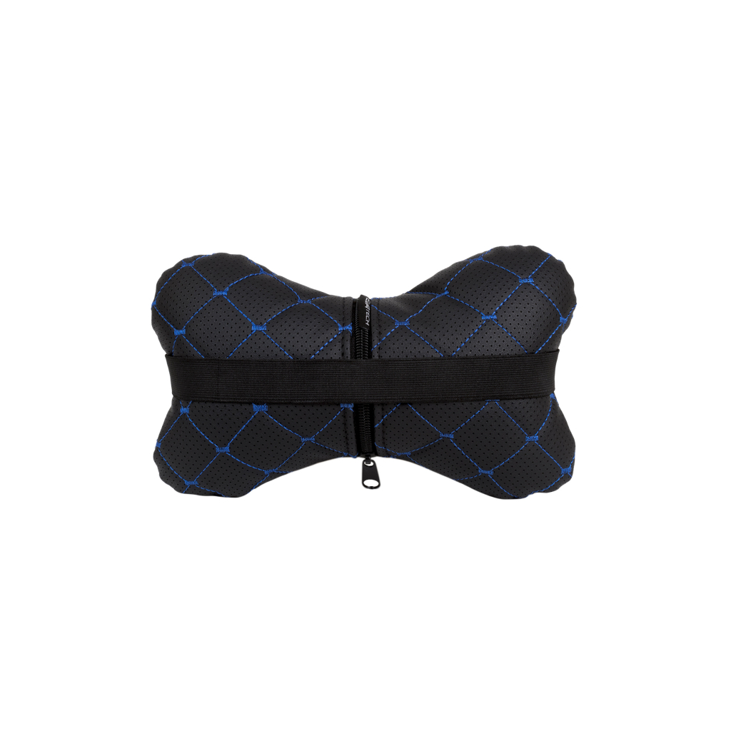 Подушка EVAtech ECO 27х16 см чорна з синьою ниткою (SPCRBL) - зображення 4