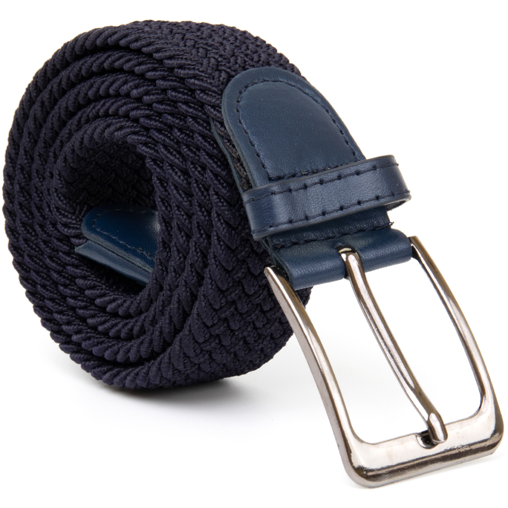 Ремінь Vintage Текстильний чоловічий Темно-синій (20526) - зображення 2