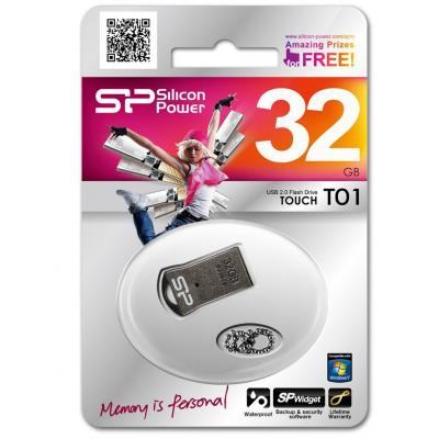USB флеш накопичувач Silicon Power 32GB Touch T01 Black (SP032GBUF2T01V3K) - зображення 4