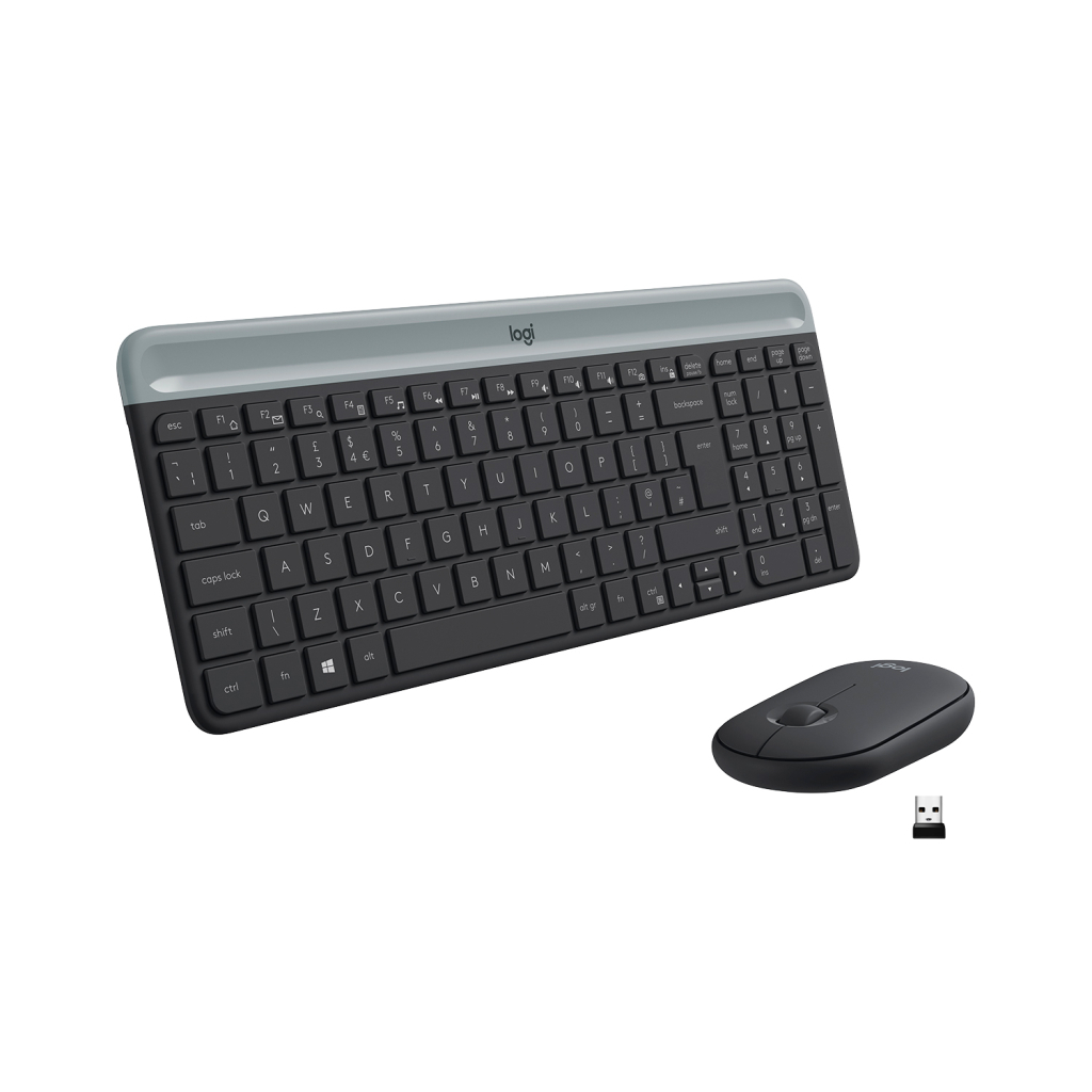 Комплект Logitech MK470 Slim Wireless UA Graphite (920-009204) - зображення 1