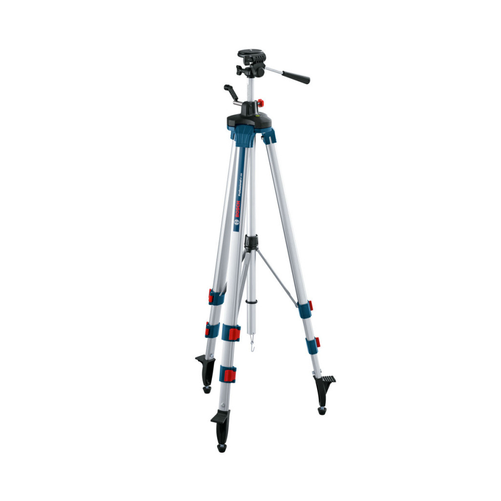 Штатив для нівеліру Bosch Professional BT250 для оптичних нівелірів, 1/4", 97.5-250см, 3.4кг (0.601.096.A00) - зображення 1