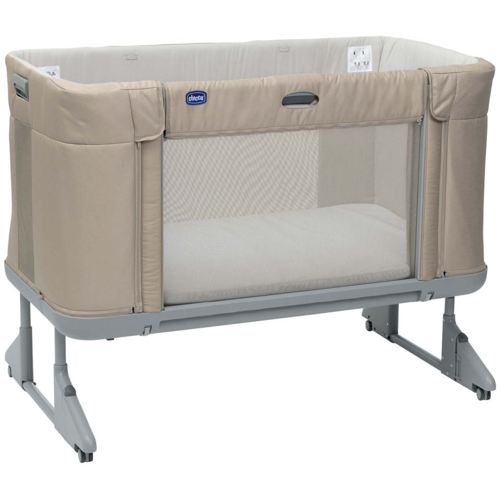 Ліжечко Chicco 3 в 1 Next2Me Forever Темно-бежева (79650.02) - изображение 1