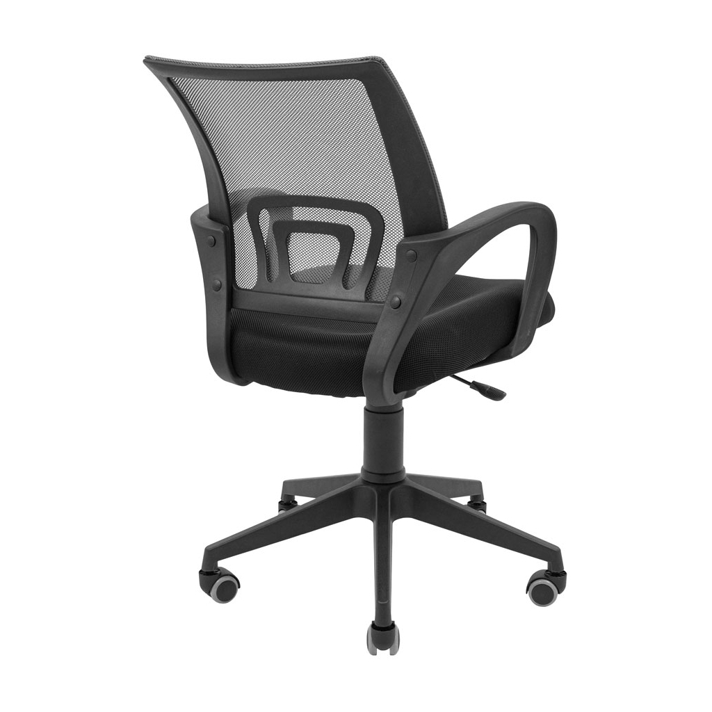 Офісне крісло Richman Спайдер Ю Пластик Піастра Сітка чорна + сіра (ADD0003060) - зображення 4