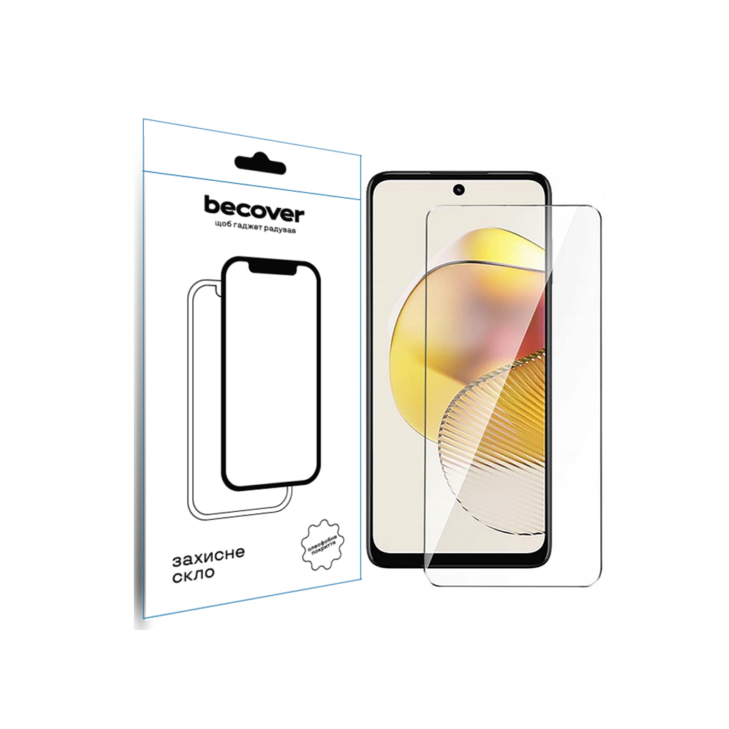 Скло захисне BeCover Motorola Moto G73 3D Crystal Clear Glass (709738) - зображення 1