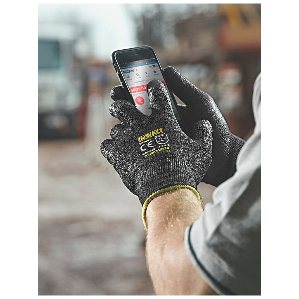 Захисні рукавиці DeWALT розм. L/9, з високою стійкістю до порізів (DPG800L) - зображення 3