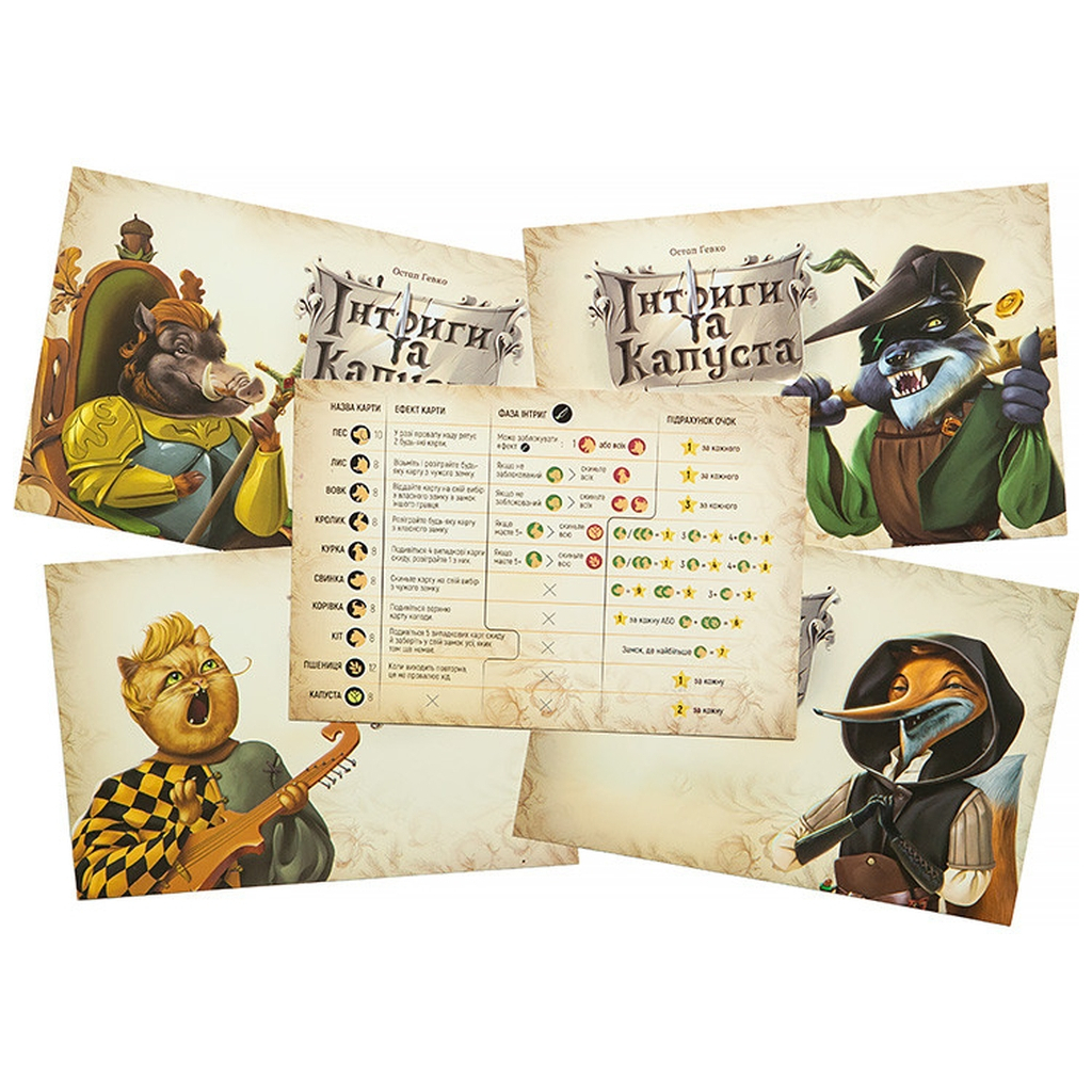 Настільна гра Kilogames Інтриги та капуста (Intrigues and cabbage) (укр.) (KG-1510) - зображення 3