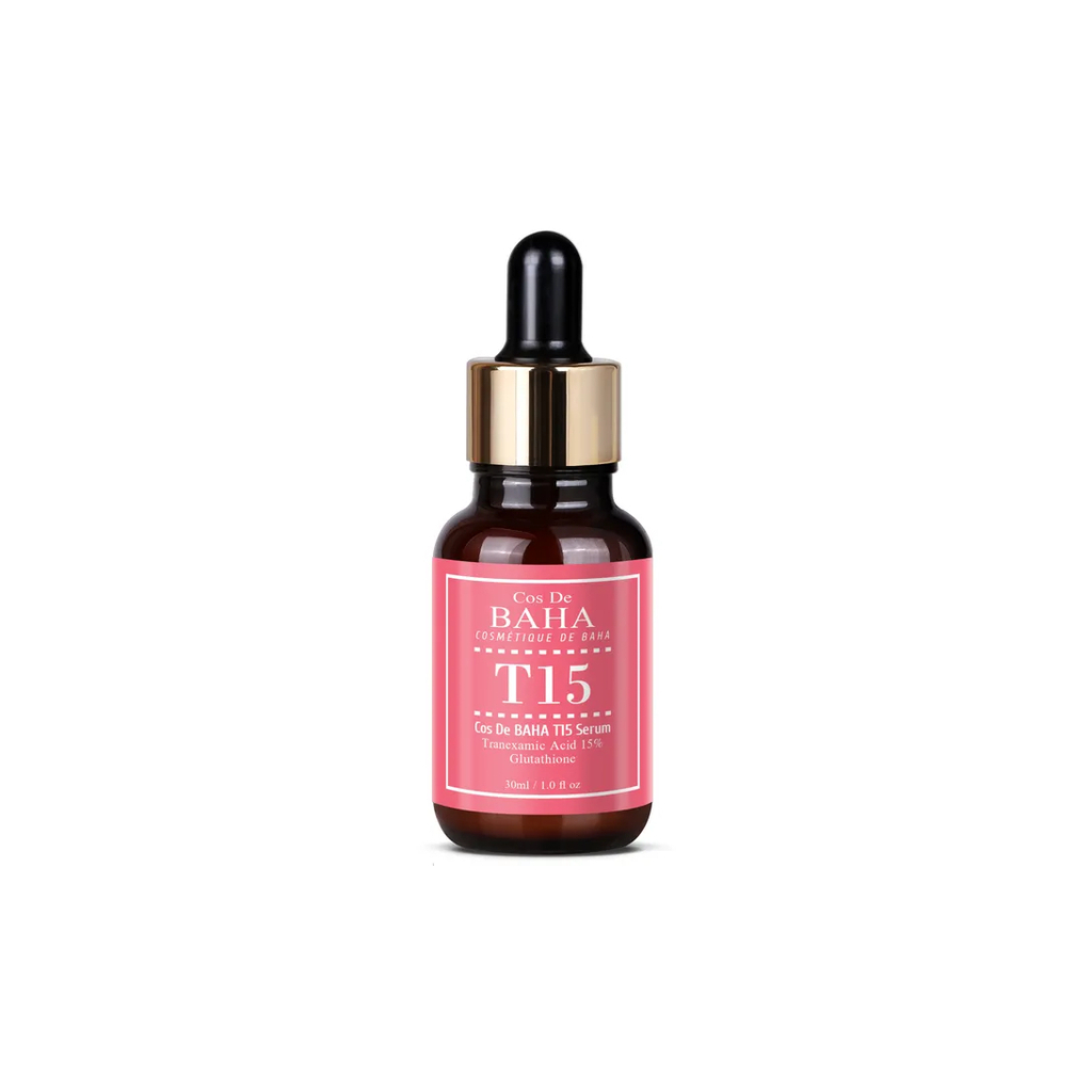 Сироватка для обличчя Cos De BAHA T15 Serum Освітлювальна З транексамовою кислотою 15% і глутатіоном 30 мл (8809240319451) - зображення 1