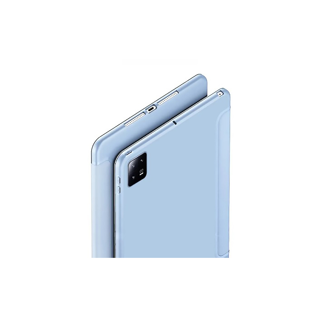 Чохол до планшета BeCover Tri Fold Soft TPU Silicone Xiaomi Mi Pad 6 / 6 Pro 11" Light Blue (709673) - зображення 3