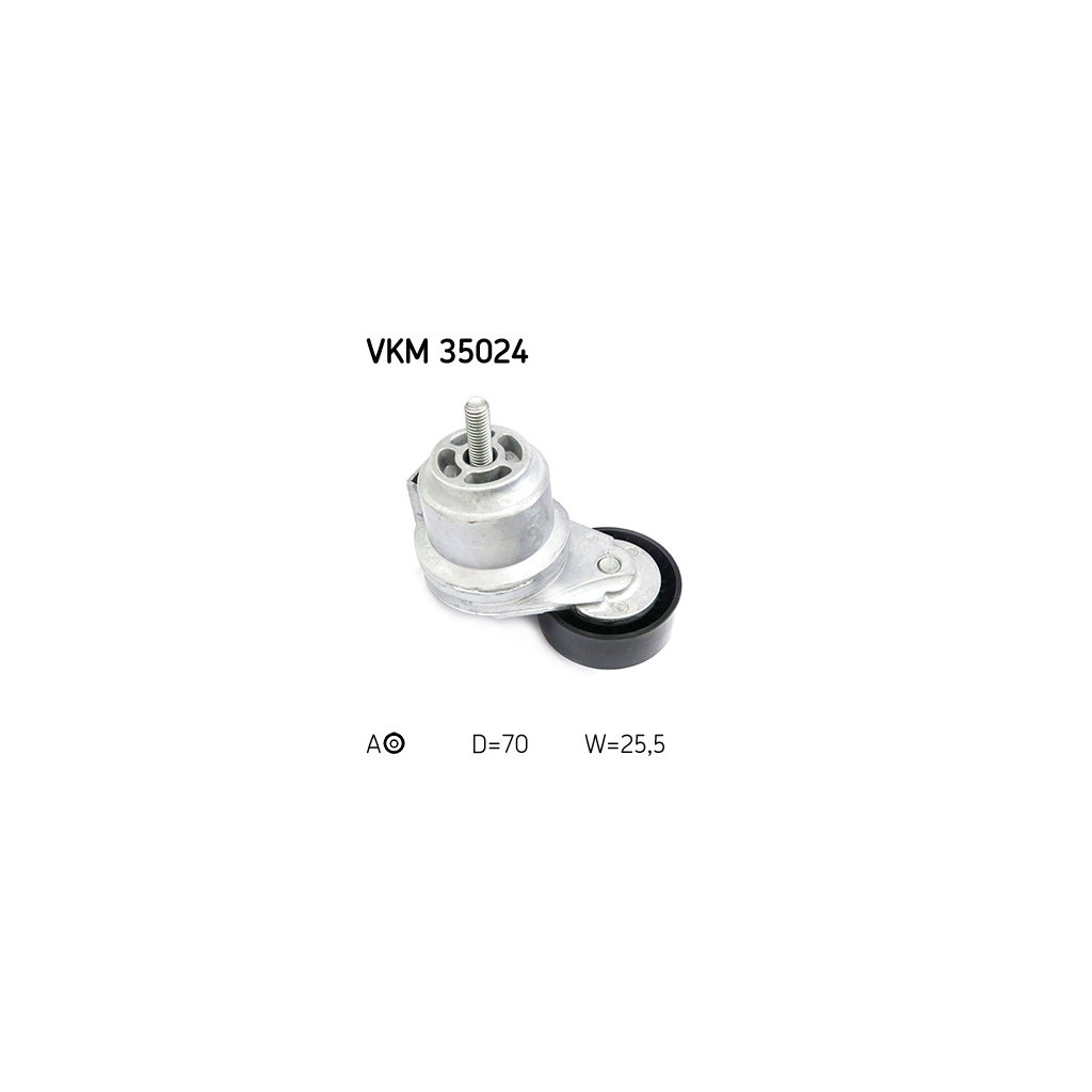Натягувач ременя з роликом SKF VKM 35024 - зображення 2