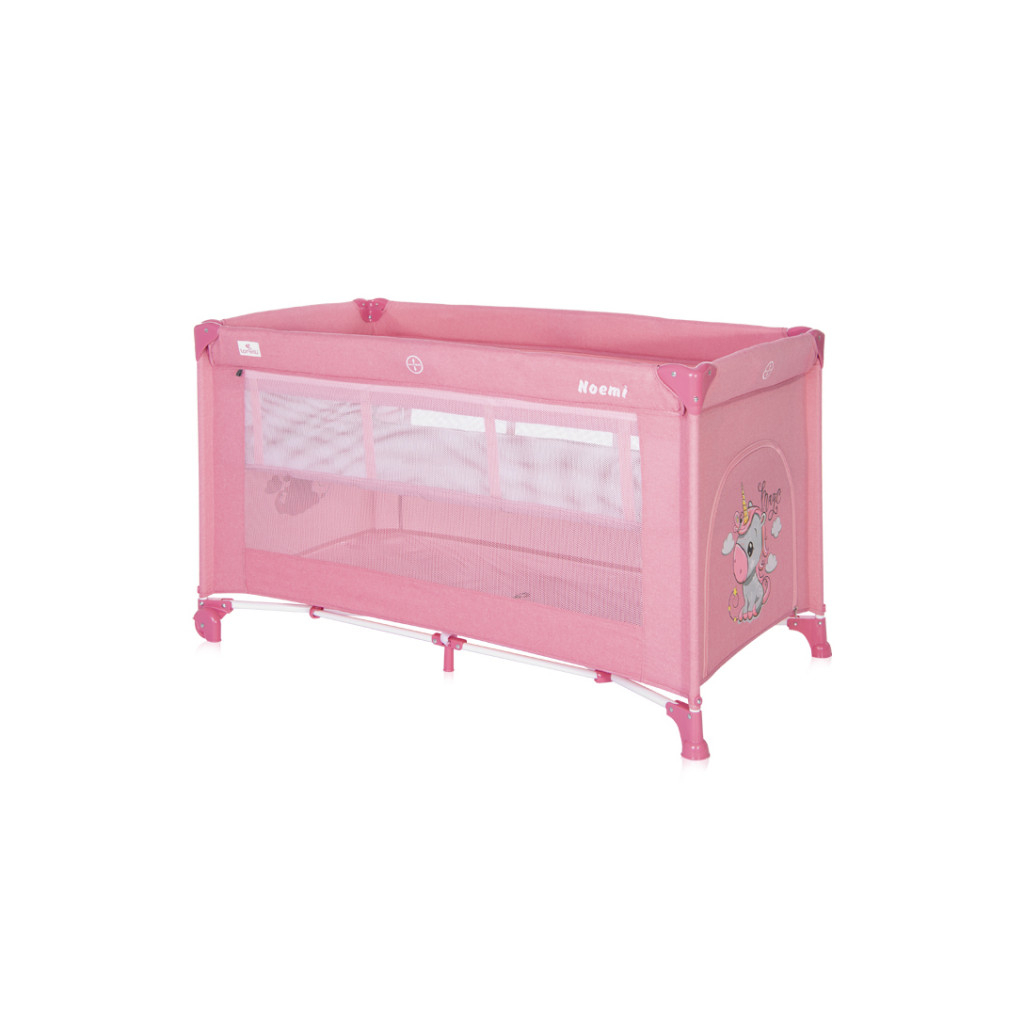 Дитячий манеж Bertoni/Lorelli NOEMI 2L rose velvet uni - зображення 1