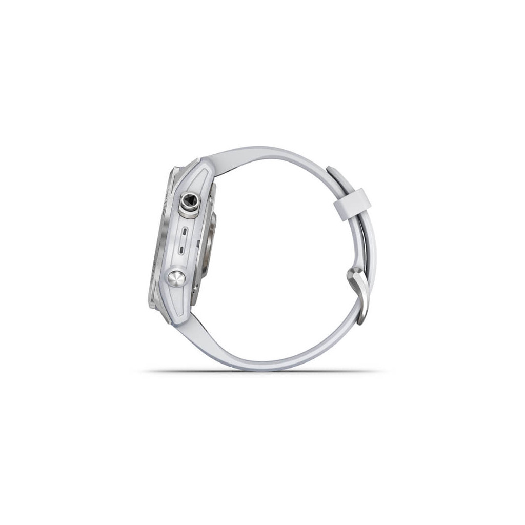 Смарт-годинник Garmin fenix 7S Stainless Steel w/ Whitestone Band, GPS (010-02539-03) - зображення 11